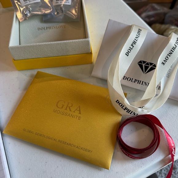 1.6 ctw Moissanite 925 Sterling Silver Stud Earrings Flower Mount Post NEW F1 - Picture 8 of 10